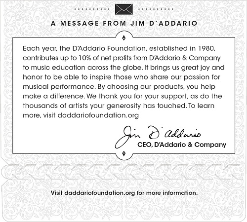 D'Addario EJ43 PRO ARTE      Light D`Addario