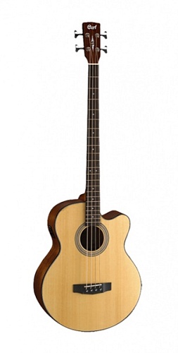 Cort SJB5F-NS-WBAG Acoustic Bass Series  -  ,  